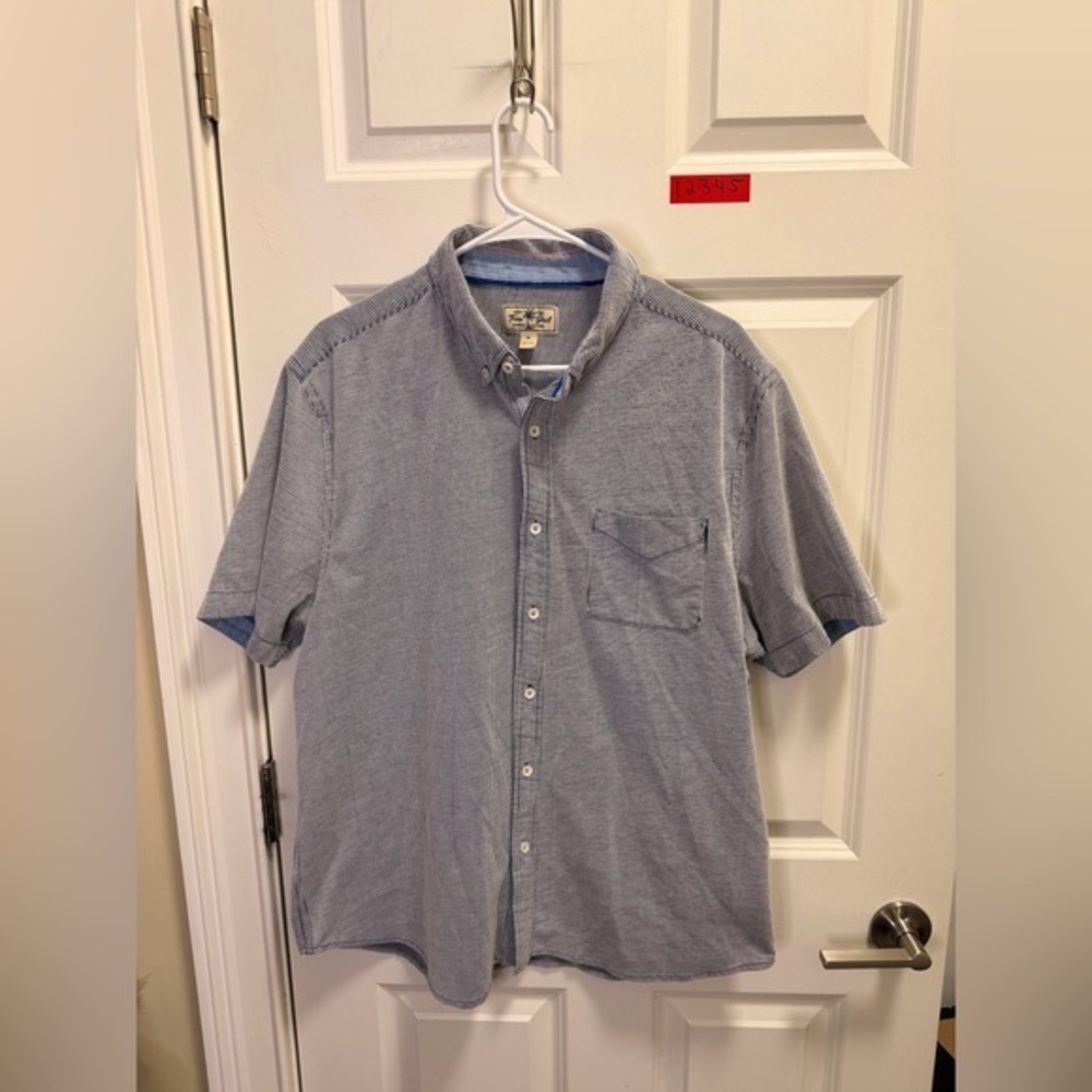 Mens True Grit Short Sleeve Button Down Shirt